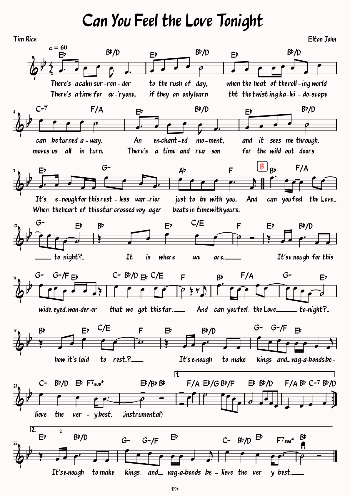 Sheet Music